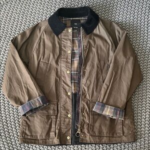 MANGO Waxed Effect Short Parka